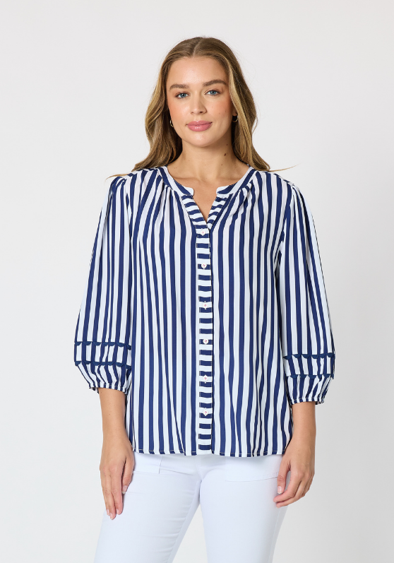 Threadz Montecito Stripe Top