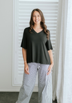 Zoe V Tee