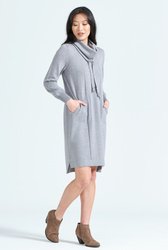 COWL NECK DRESS W/ POCKET