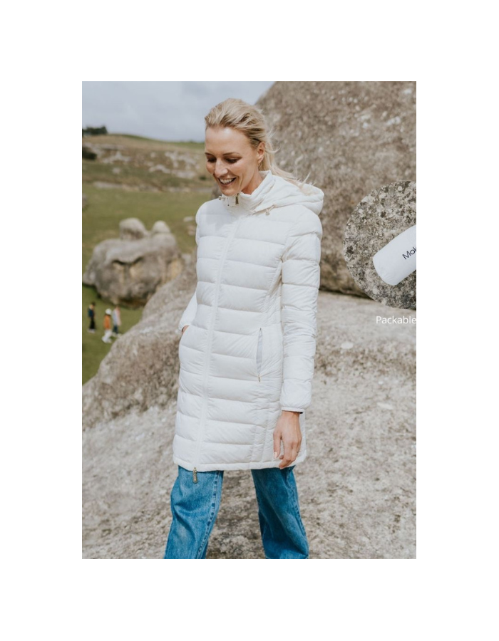 Moke Sarah Women's 90/10 Packable Down Coat