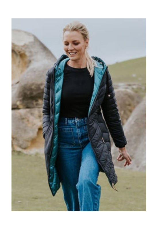 Moke Arnie Women's Reversible 90/10 Down Coat