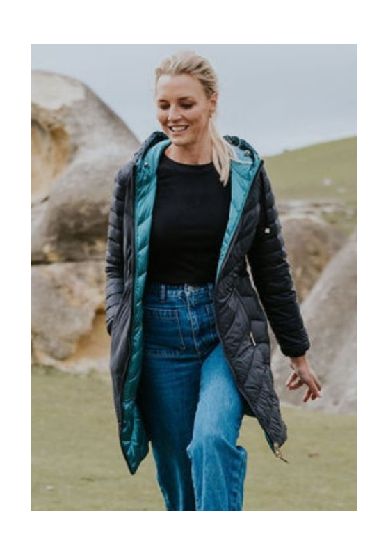 Moke Arnie Women's Reversible 90/10 Down Coat