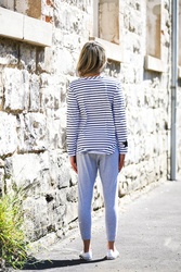LEOPARD STAR STRIPE TE
