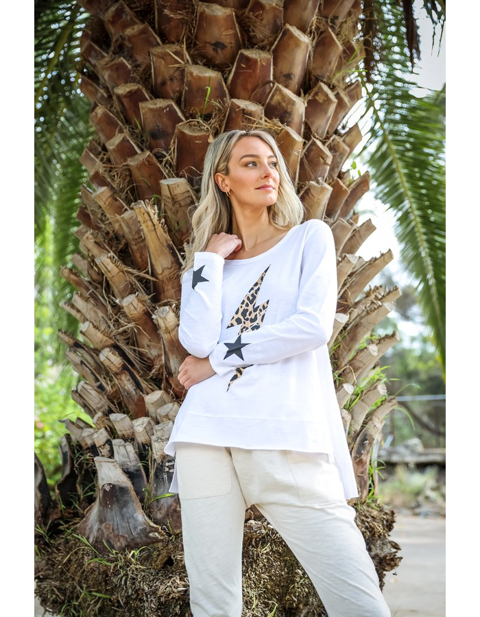 LEOPARD FLASH TEE