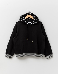 BLACK CROSSES HOODIE