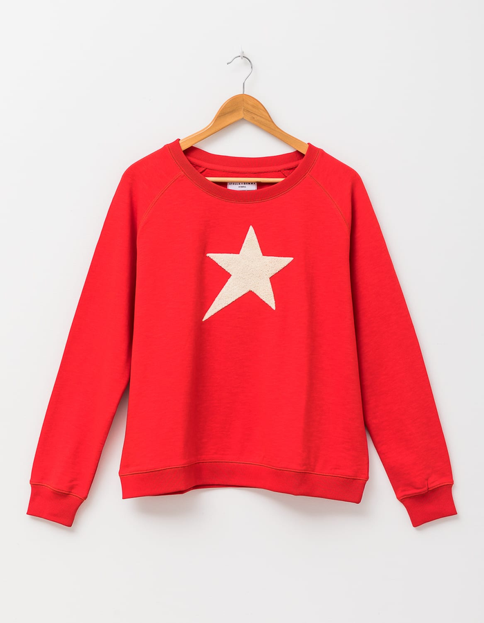 FLUFFY STAR SWEATER