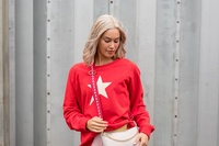FLUFFY STAR SWEATER