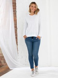 L/S STEP HEM TEE