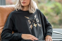 LEOPARD ARROWS SWEATER