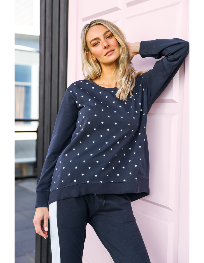 SCATTERED MINI STAR SWEATER